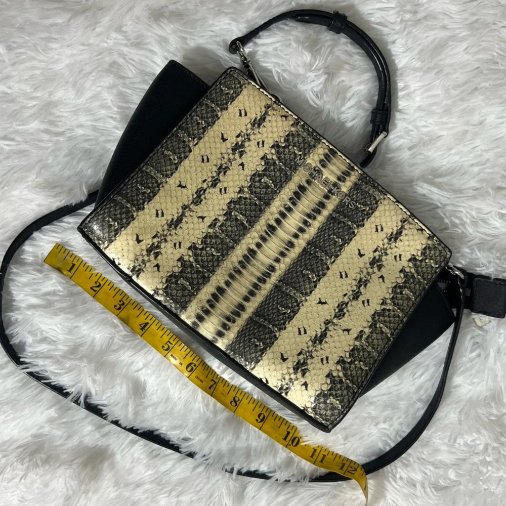 Michael Kors Selma Snakeskin Bag